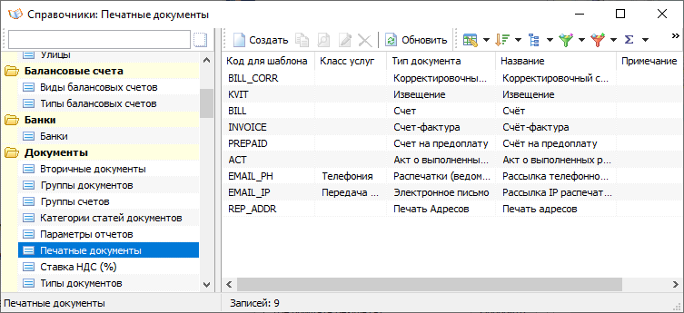 Печатные документы Печатные документы